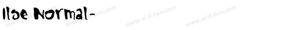 Ilse Normal字体转换